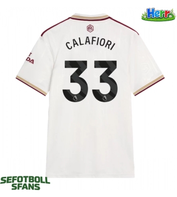 Arsenal Riccardo Calafiori #33 Tredje Tröja 2025-26 Kortärmad